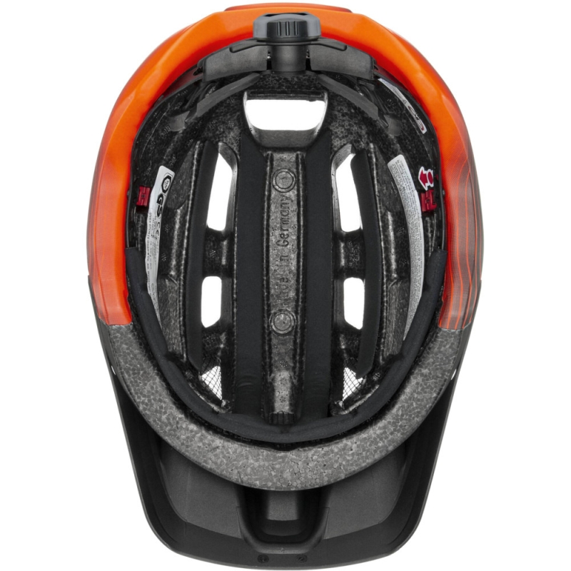 Kask rowerowy Uvex Finale 2.0 Tocsen tytanowo-pomarańczowy