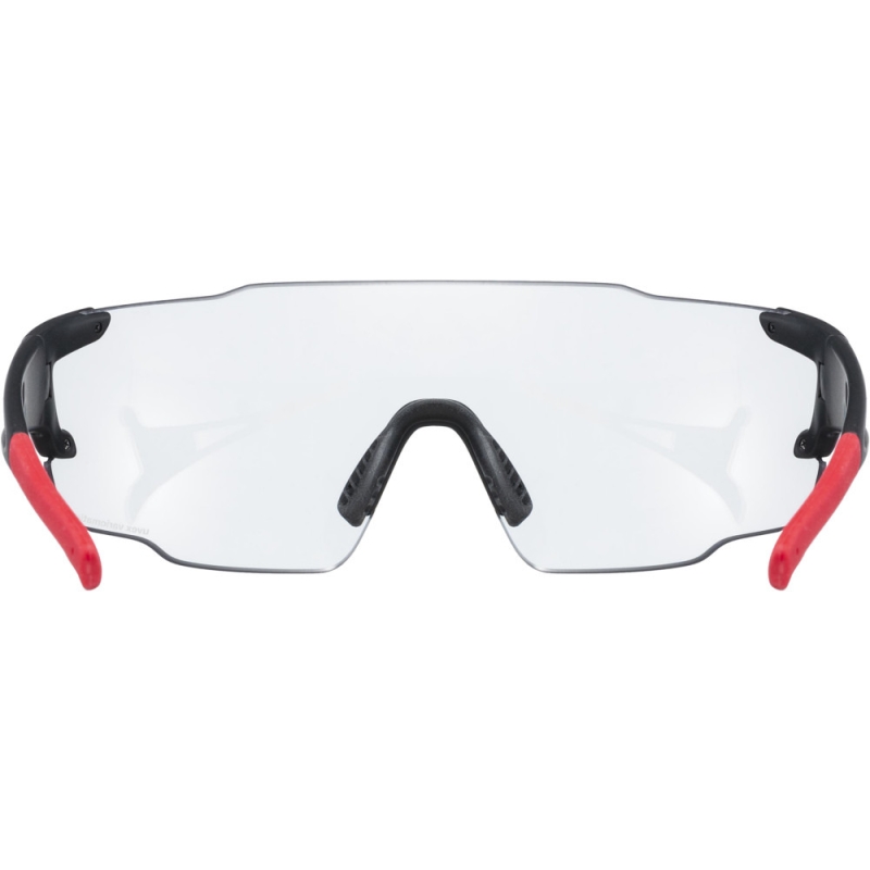 Okulary rowerowe Uvex Sportstyle 804 V czarno-czerwone