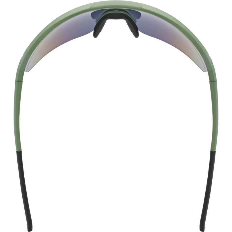Okulary rowerowe Uvex Sportstyle 227 czerwono-zielone