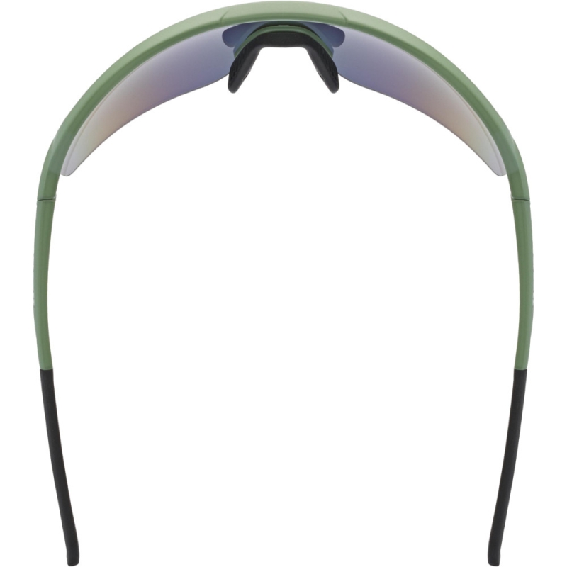 Okulary rowerowe Uvex Sportstyle 227 czerwono-zielone