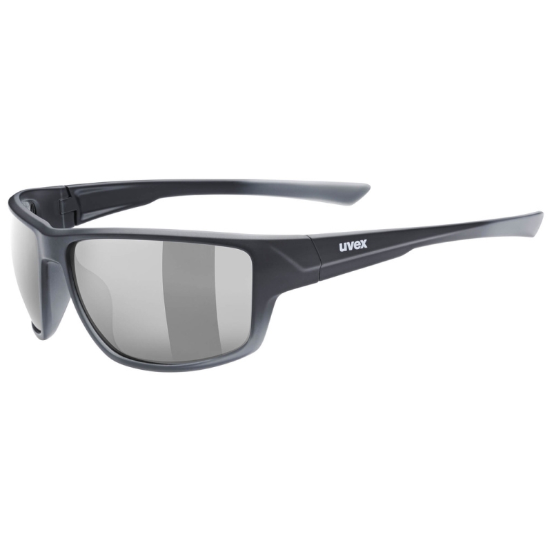 Okulary rowerowe Uvex Sportstyle 230 czarne (srebrne soczewki)