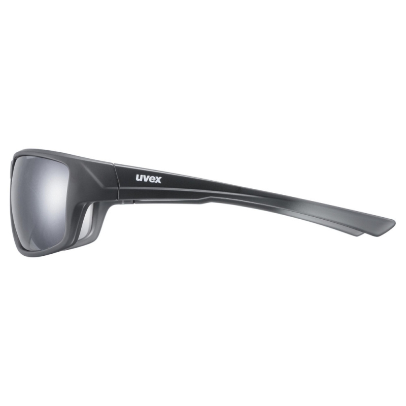 Okulary rowerowe Uvex Sportstyle 230 czarne (srebrne soczewki)