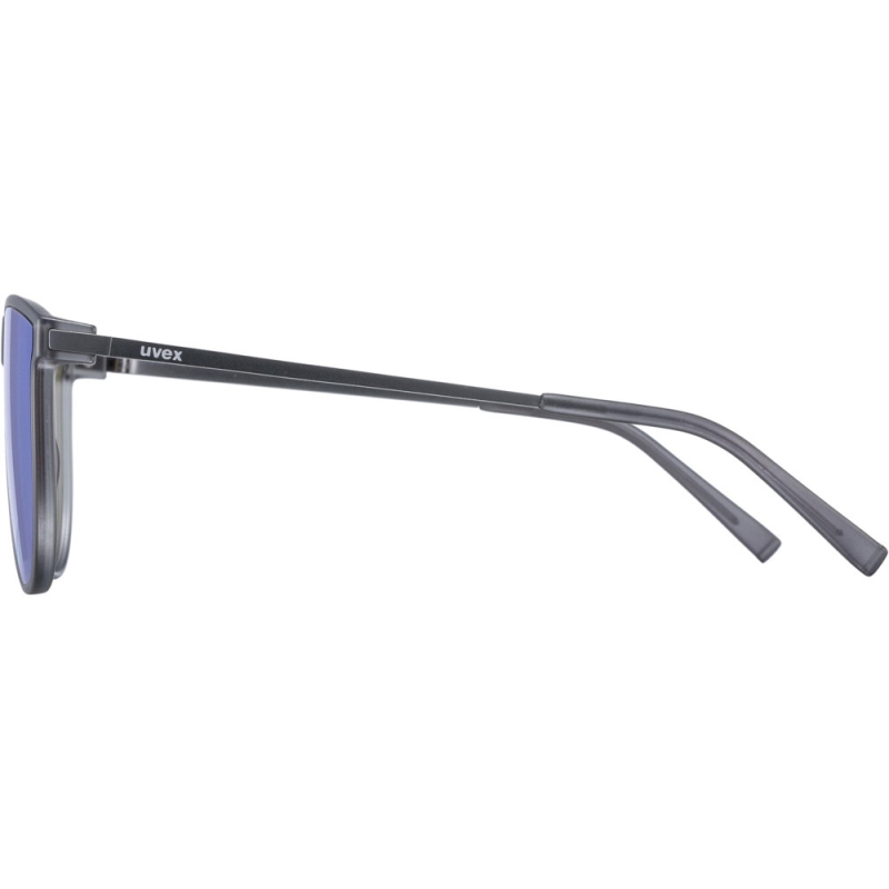 Okulary Uvex LGL 47 czarno-niebieskie