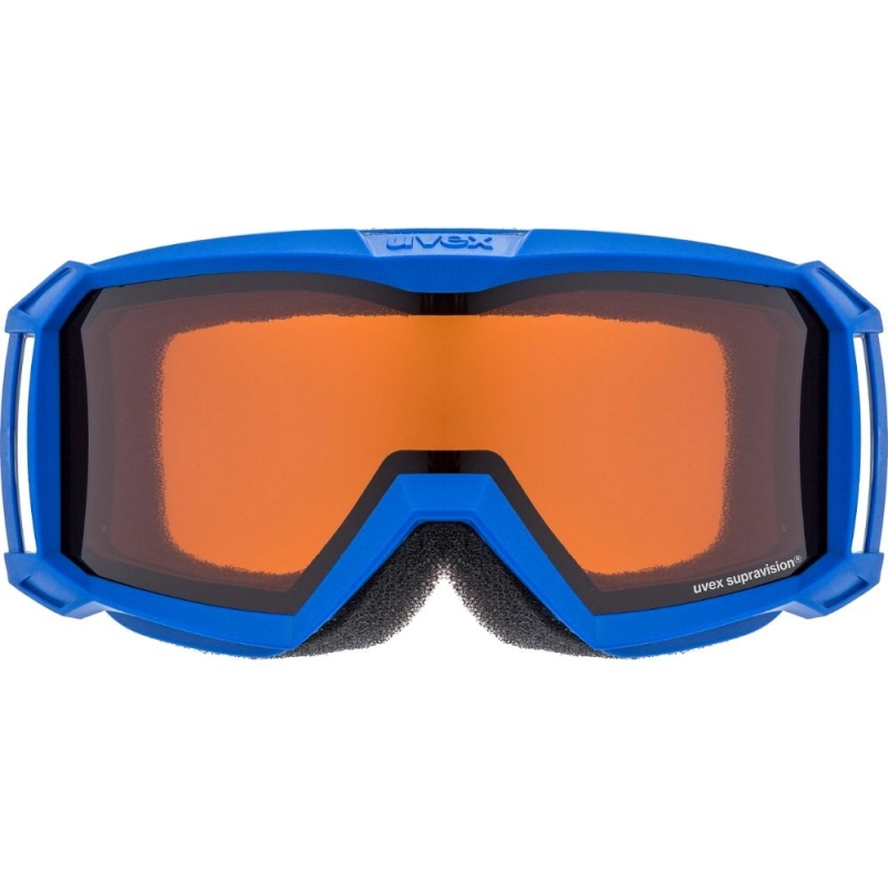 Uvex Flizz LG Gogle narciarskie junior dziecięce inkblue lasergold clear