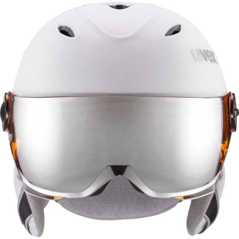 Kask narciarski Uvex Junior Visor Pro biały