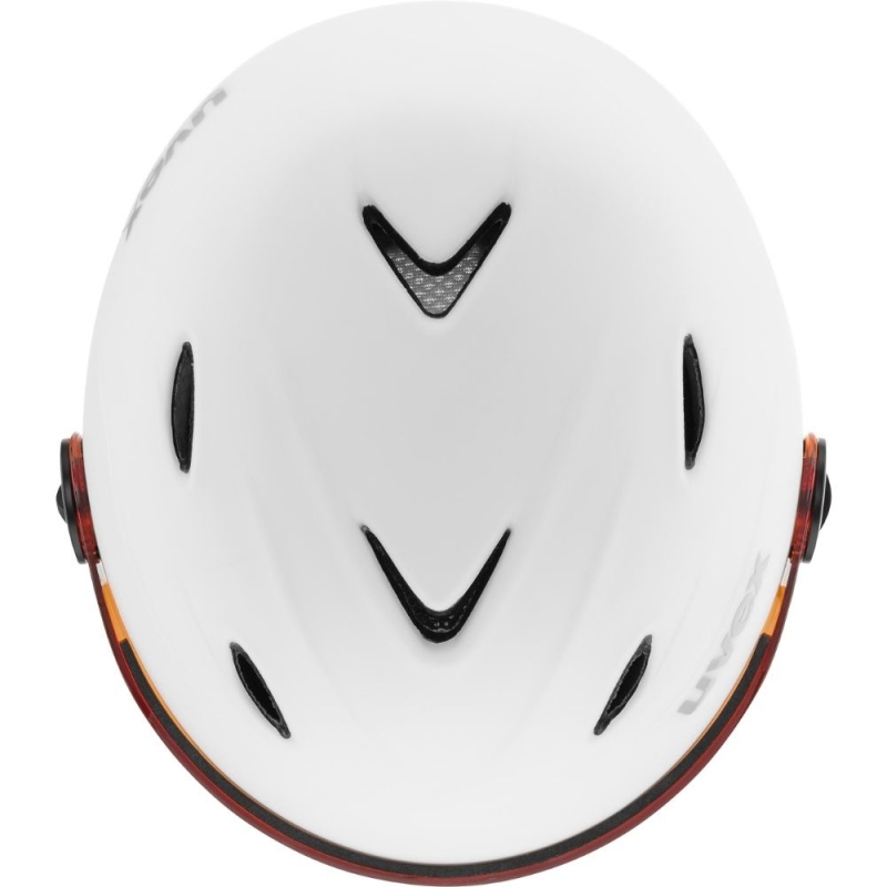 Kask narciarski Uvex Junior Visor Pro biały