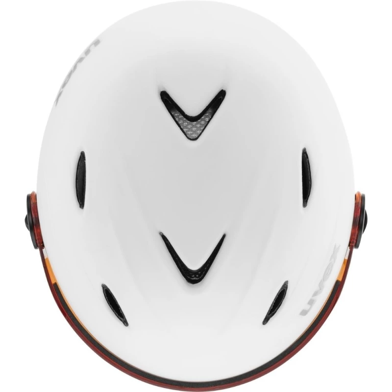 Kask narciarski Uvex Junior Visor Pro biały