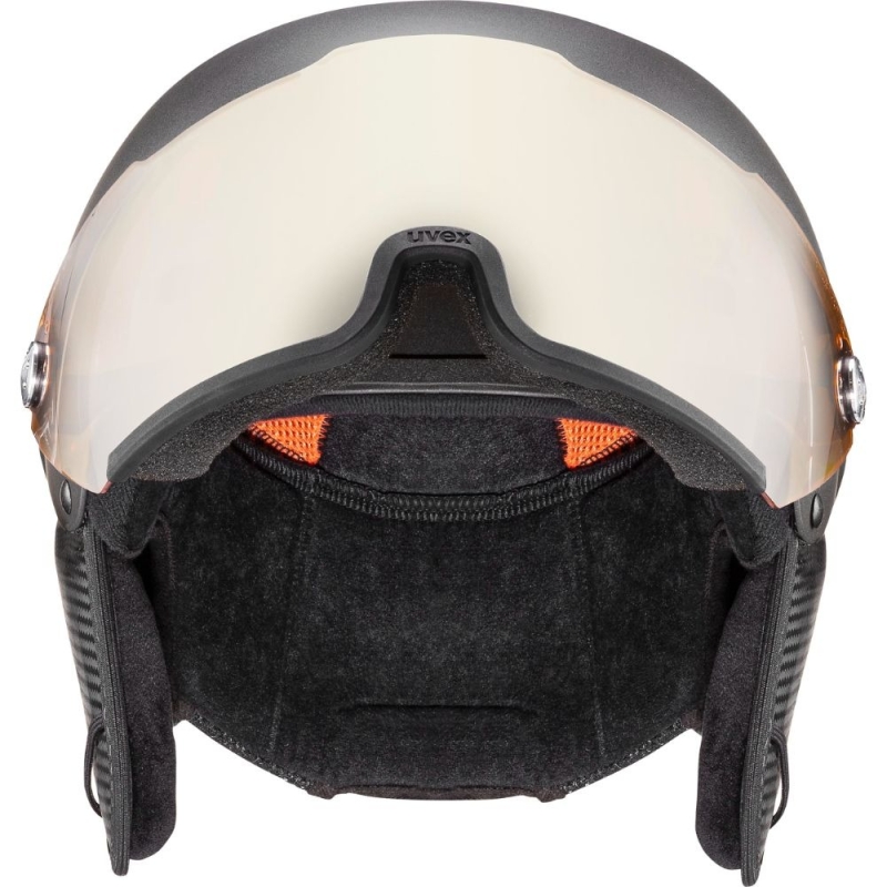 Kask narciarski snowboardowy Uvex Hlmt 500 czarny