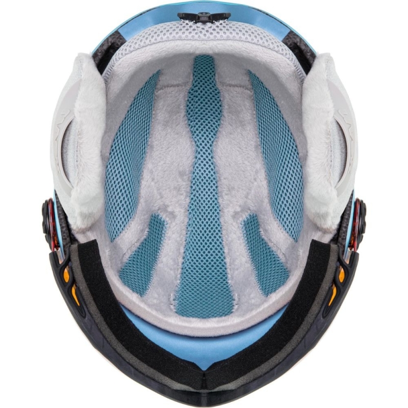 Kask narciarski Uvex HLMT 400 Visor Style niebieski