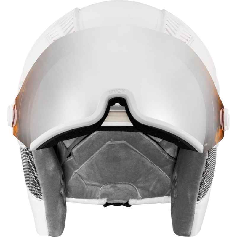 Kask narciarski Uvex HLMT 600 Visor biały