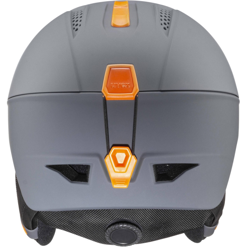 Kask narciarski Uvex Ultra grafitowo-pomarańczowy