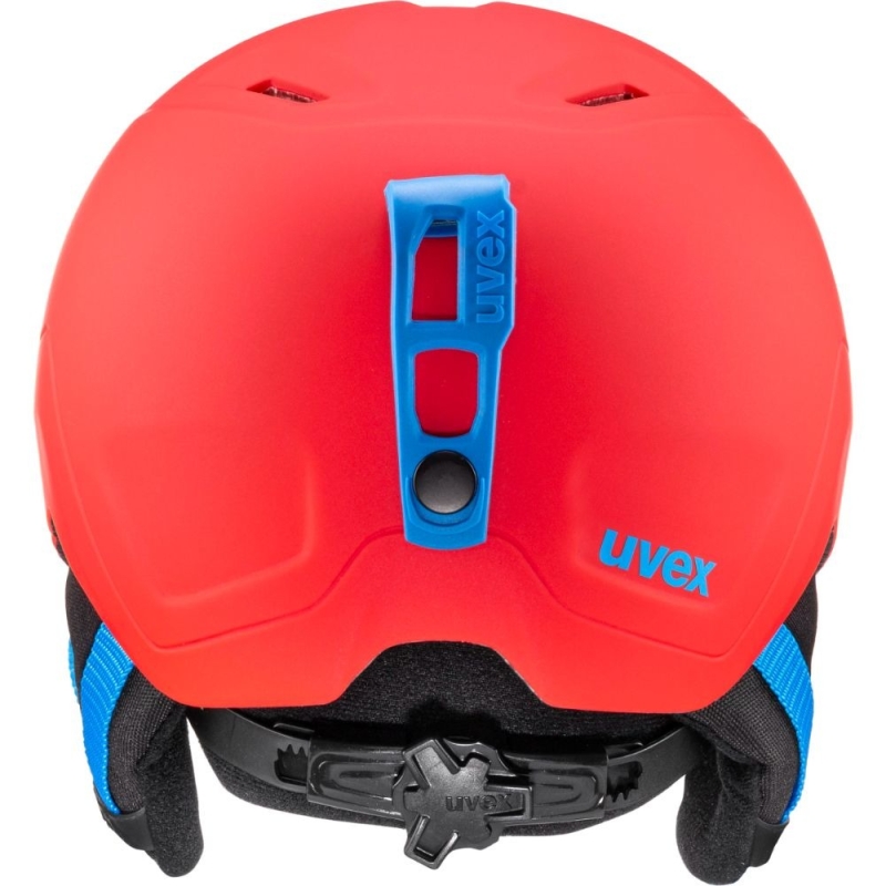 Kask narciarski Uvex Heyya Pro czerwono-niebieski