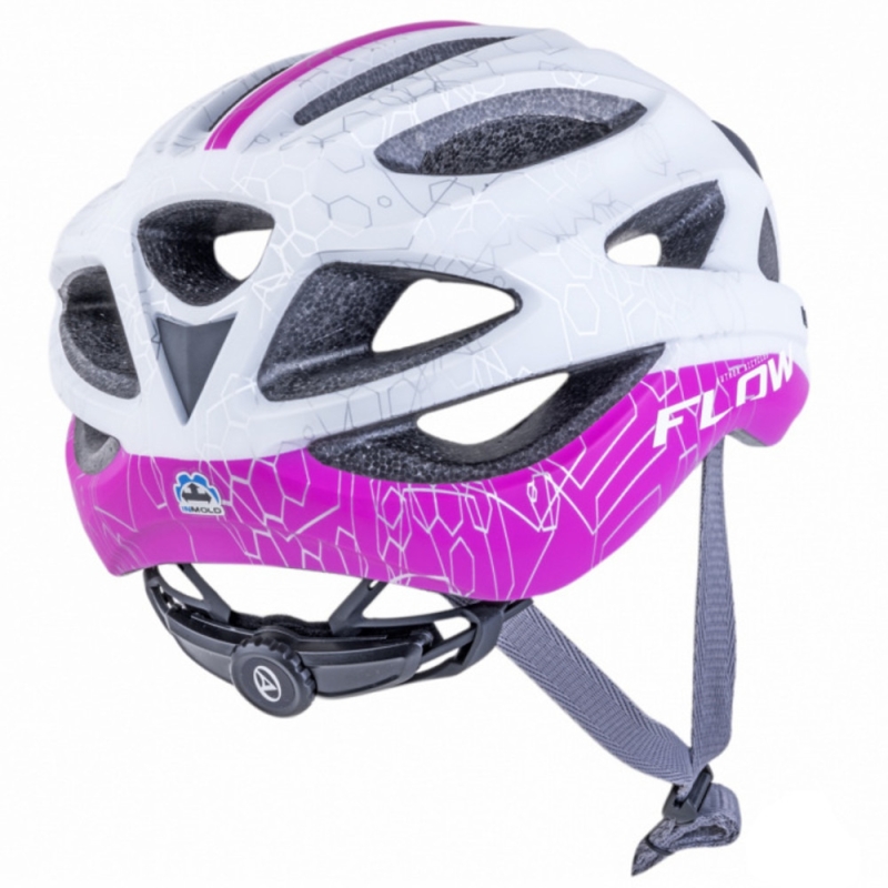 Kask rowerowy Author Flow X9 biało-różowy