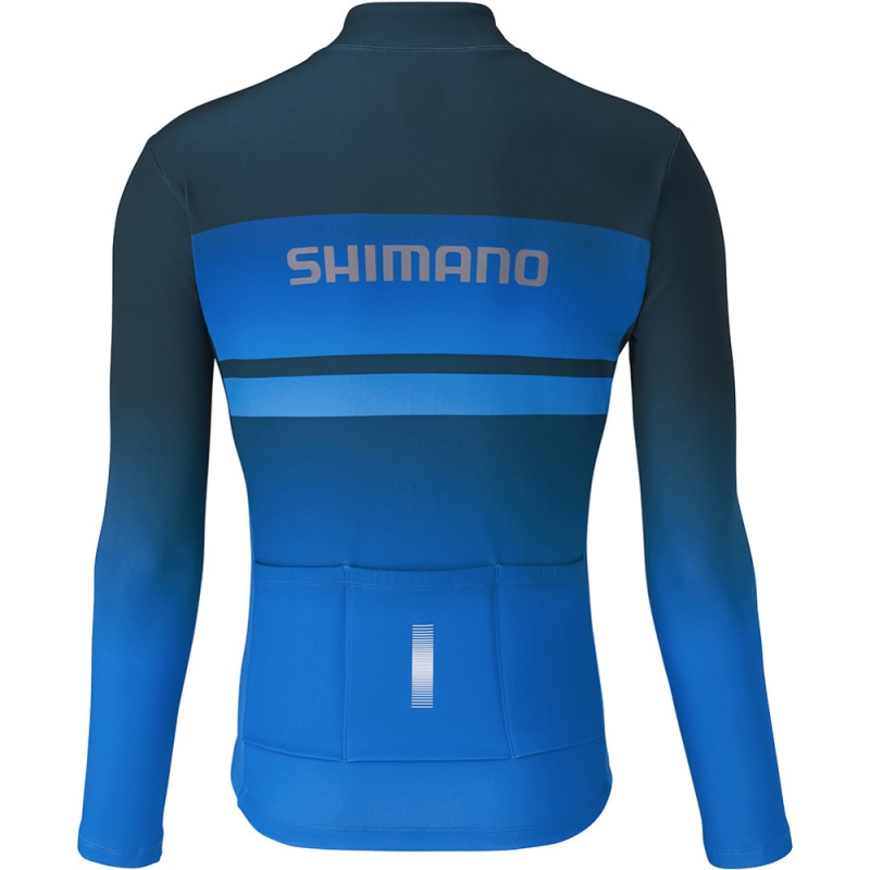Koszulka rowerowa Shimano Team LS niebieska