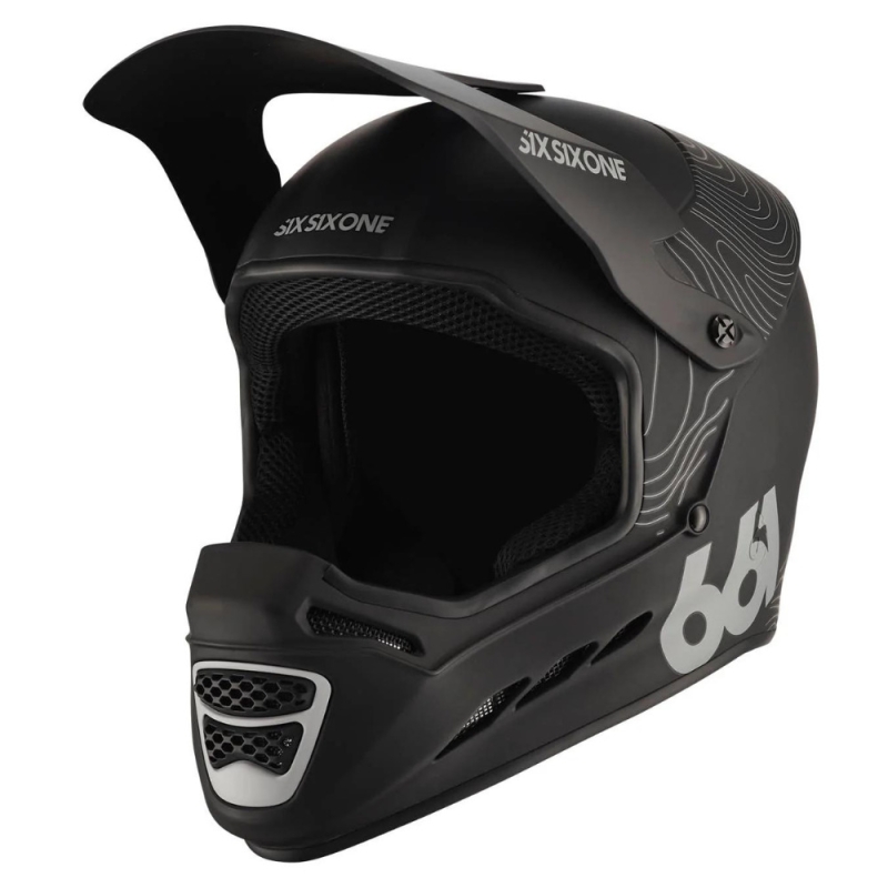 Kask rowerowy Fullface SixSixOne 661 Reset Countur czarny