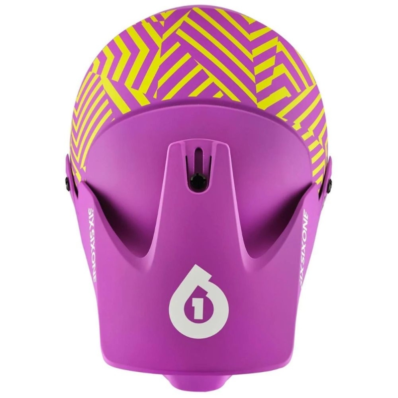 Kask rowerowy Fullface SixSixOne 661 Reset fioletowy
