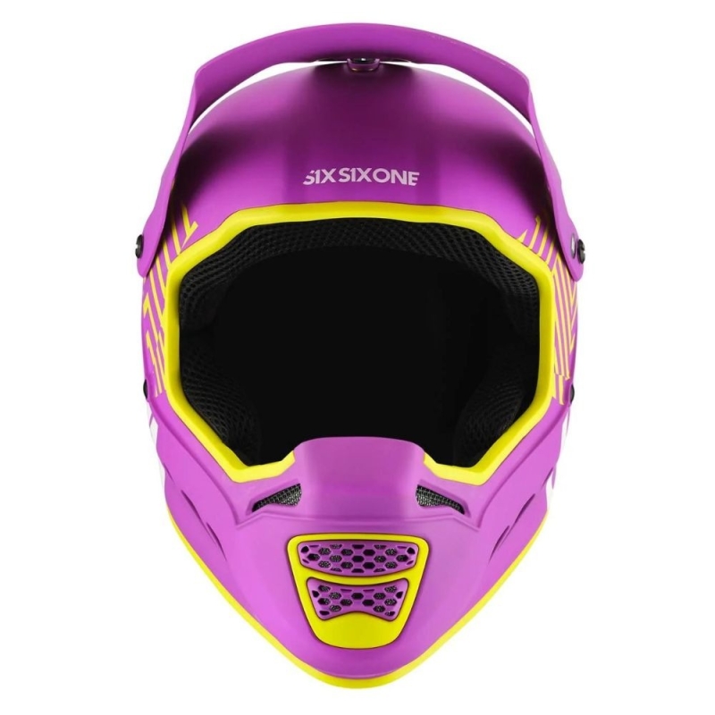 Kask rowerowy Fullface SixSixOne 661 Reset fioletowy