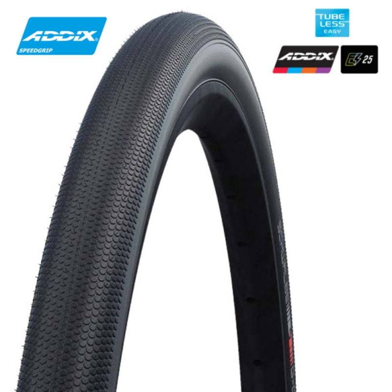 Schwalbe G-One Speed 20x1.50 Addix Speedgrip SG VG TL-E Opona zwijana