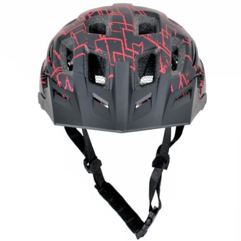 Kask rowerowy ProX Storm czarno-czerwony