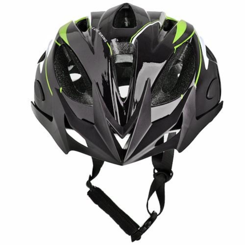 Kask rowerowy ProX Thunder czarno-zielony
