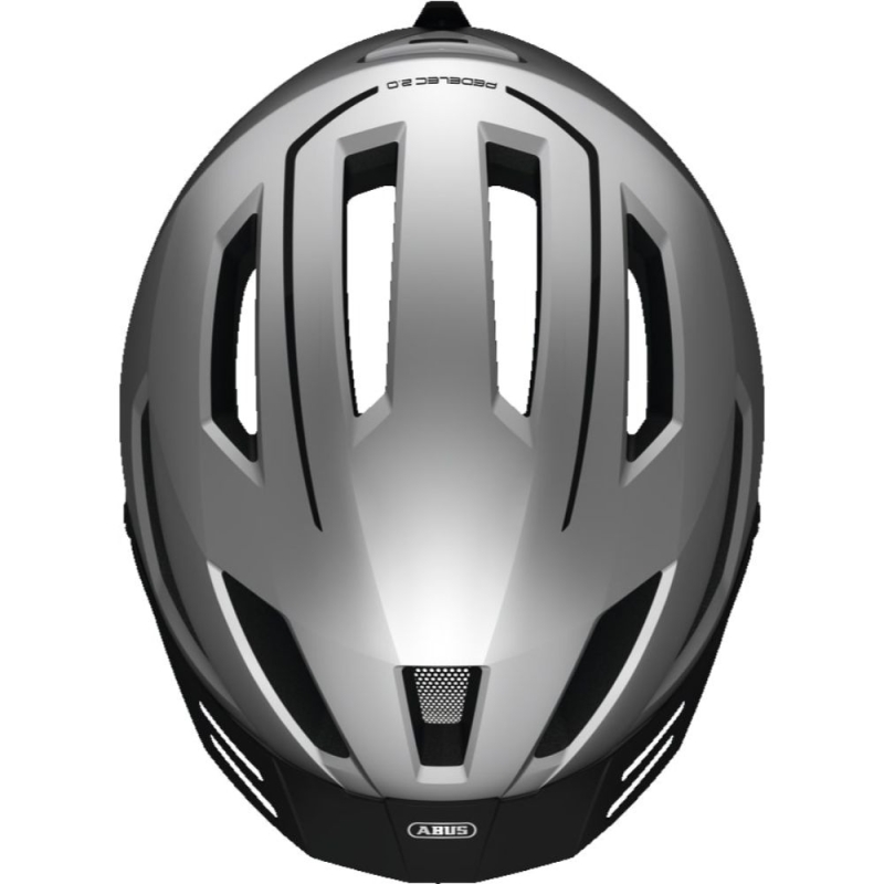 Kask rowerowy Abus Pedelec 2.0 srebrny