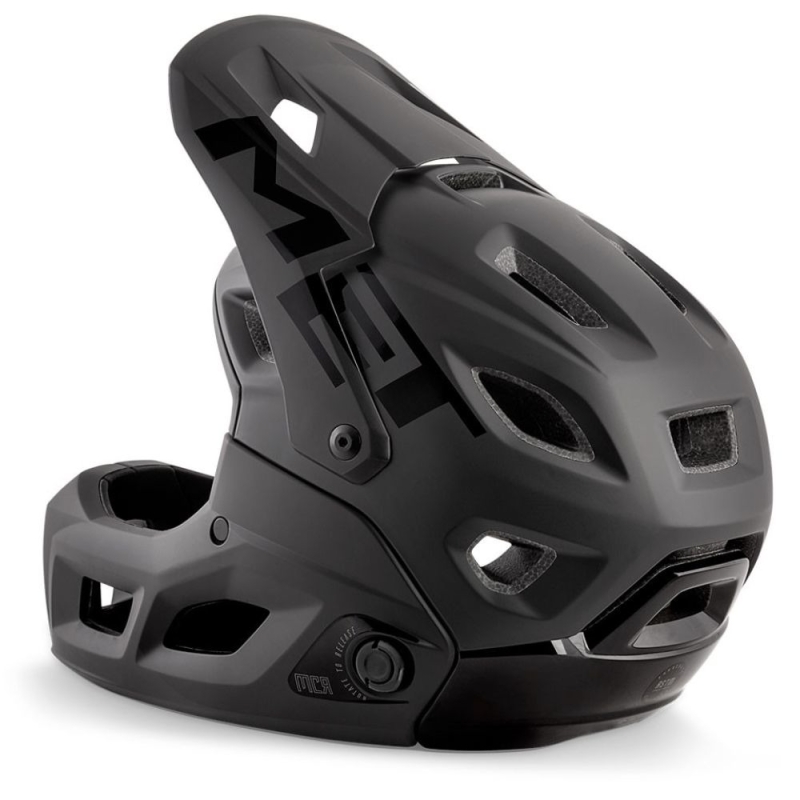 Kask rowerowy Fullface MET Parachute MCR MIPS czarny