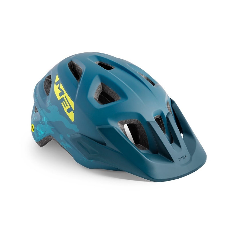 Kask rowerowy MET Eldar MIPS niebieski