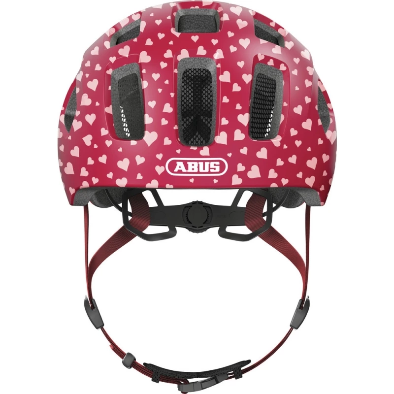 Kask rowerowy Abus Youn-I 2.0 bordowy serce