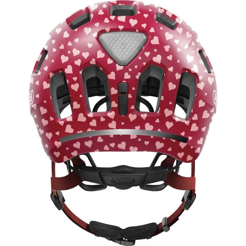 Kask rowerowy Abus Youn-I 2.0 bordowy serce