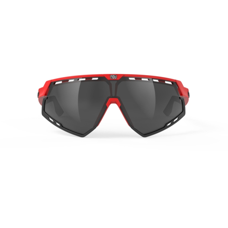 Okulary rowerowe Rudy Project Defender czarno-czerwone
