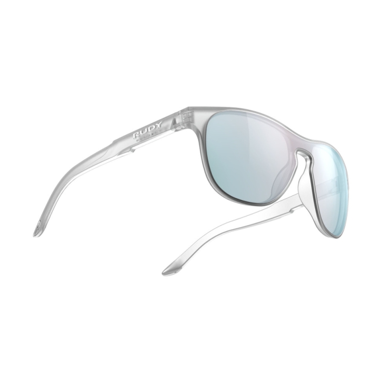 Okulary Rudy Project Soundshield biało-srebrne