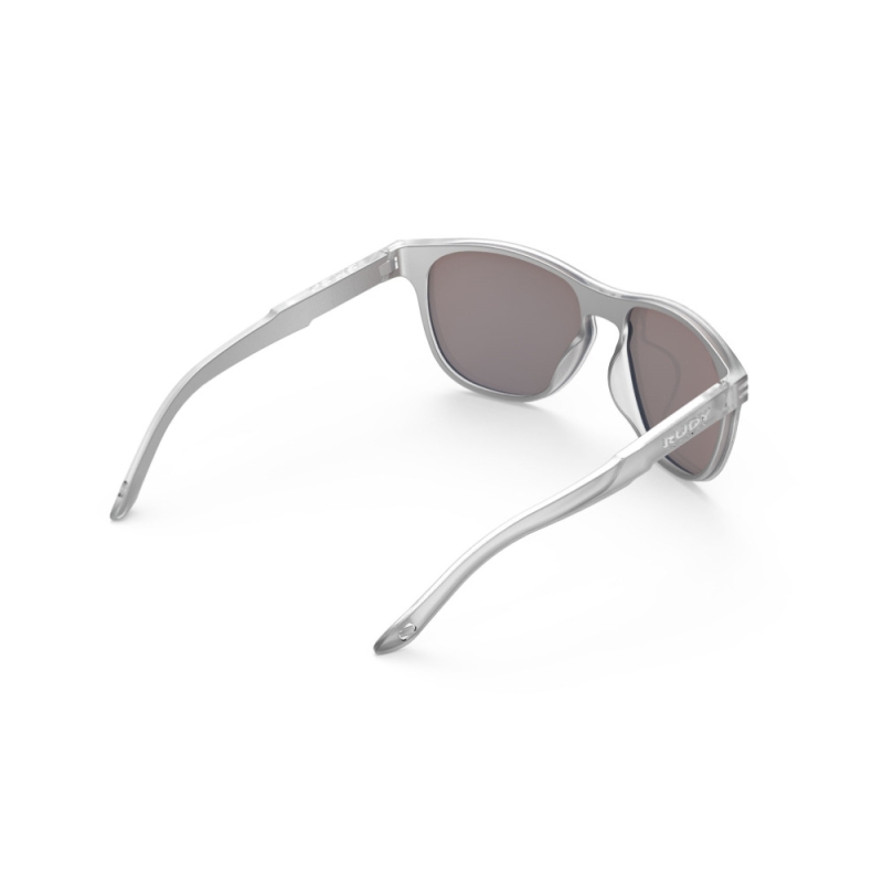 Okulary Rudy Project Soundshield biało-srebrne