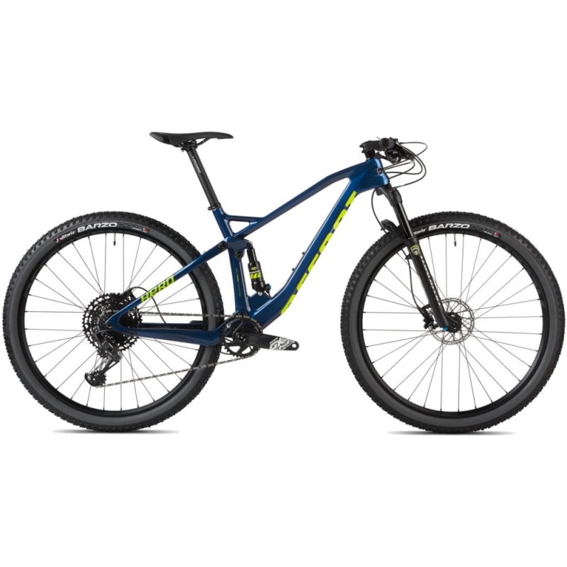 Rower Accent Hero Carbon GX Eagle granatowo-limonkowy