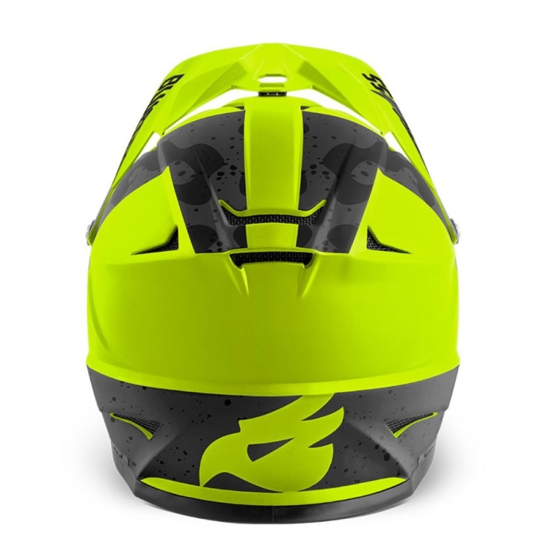Kask rowerowy Fullface Bluegrass Intox żółto-czarny