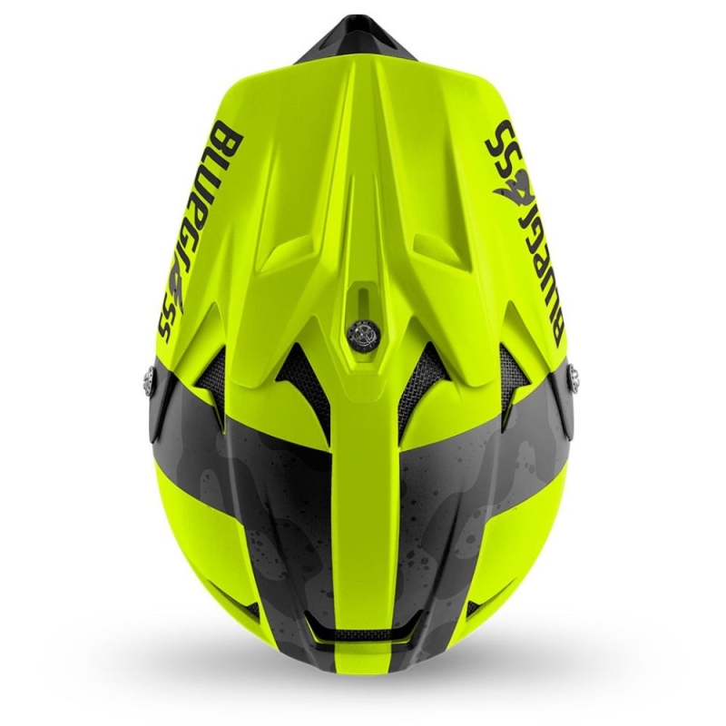 Kask rowerowy Fullface Bluegrass Intox żółto-czarny