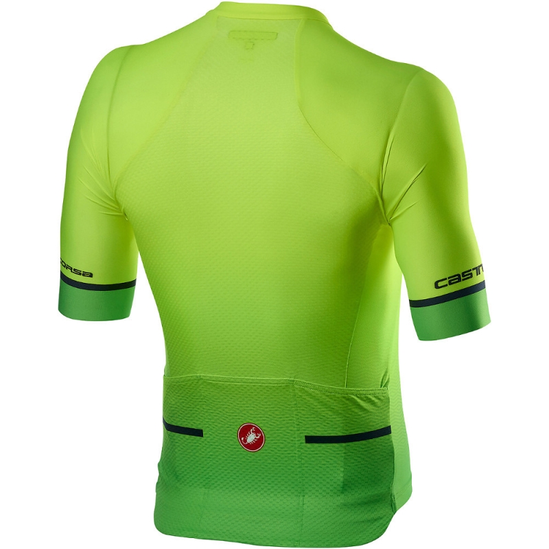 Koszulka rowerowa Castelli Aero Race 6.0 zielona