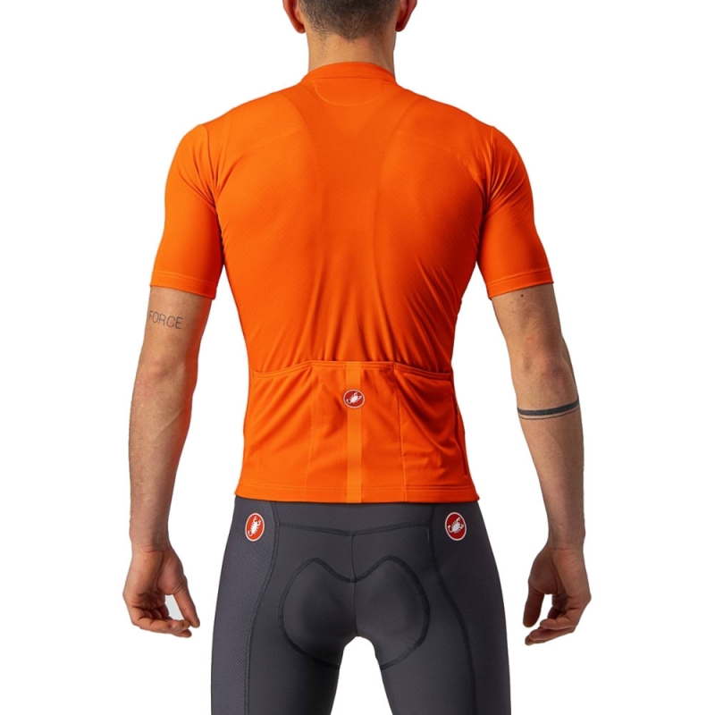 Koszulka rowerowa Castelli Classifica pomarańczowa