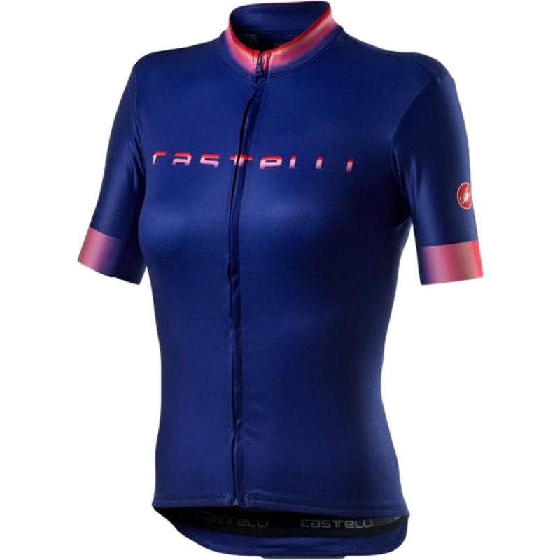 Koszulka rowerowa damska Castelli Gradient niebieska