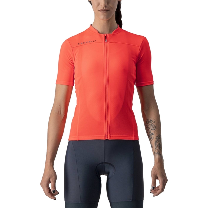 Koszulka rowerowa damska Castelli Anima 3 różowa