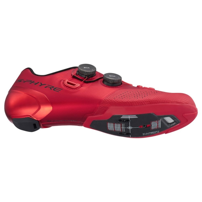 Buty szosowe Shimano SH-RC902M czerwone