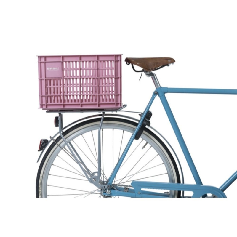 Koszyk na rower Basil Crate różowy