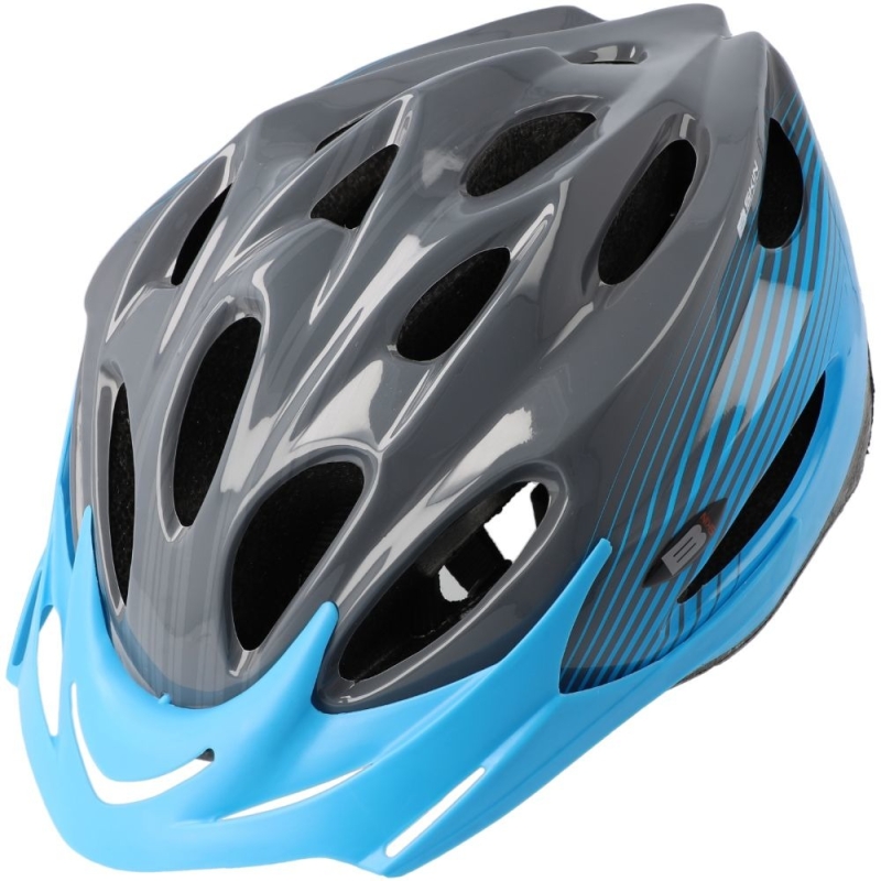 Kask rowerowy Merida B Skin Regular szaro-niebieski