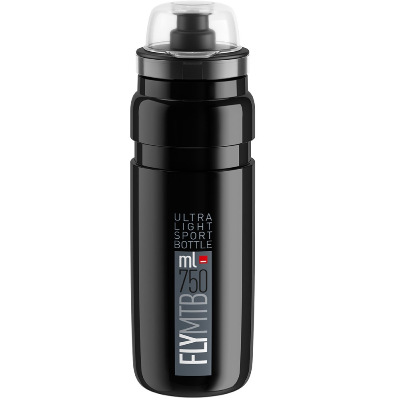 Bidon Elite Fly MTB Black Grey