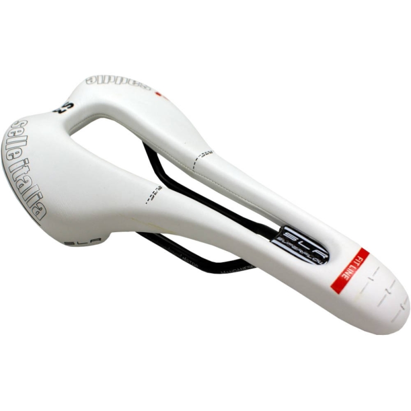 Siodełko Selle Italia SLR Superflow TM białe ID Match