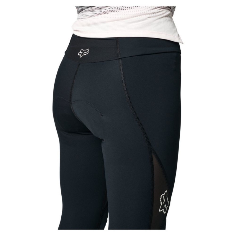 Spodnie rowerowe damskie Fox Lady Ranger Tight czarne