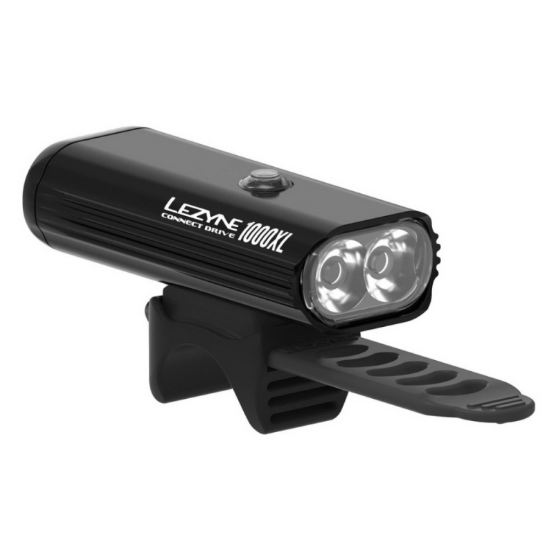 Zestaw lampek rowerowych Lezyne Connect Drive Pro 1000XL & Strip Connect