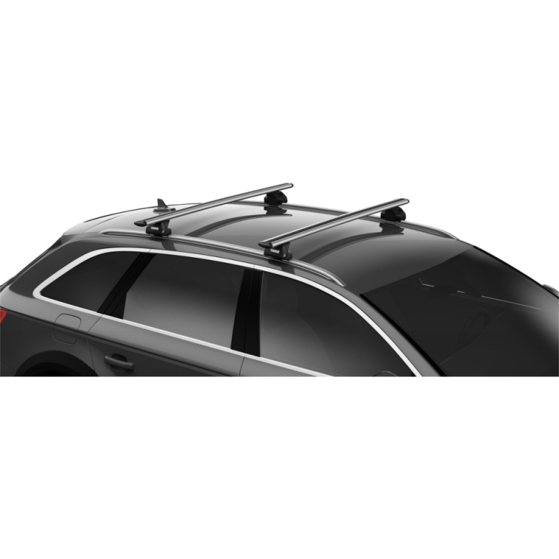 Bagażnik Dachowy Thule WingBar Evo Peugeot 2008 5-dr SUV 20- zintegrowane relingi srebrny