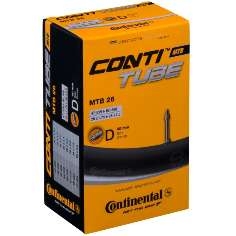 Dętka Continental MTB 26 Dunlop 40 mm