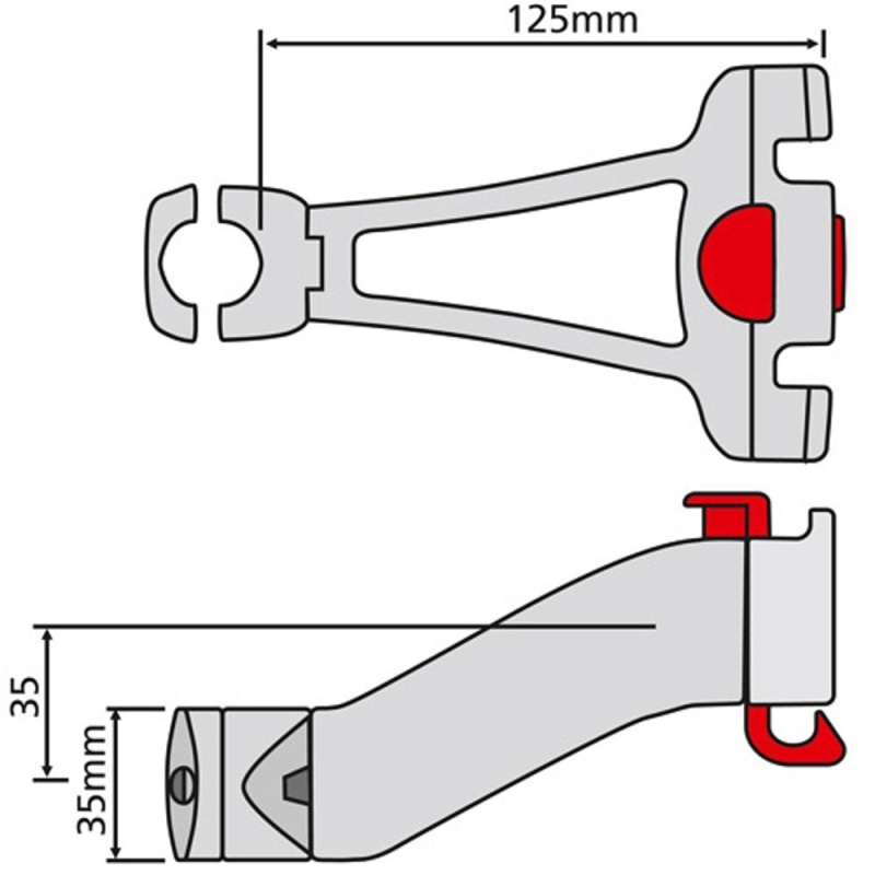 Adapter do kierownicy KlickFix