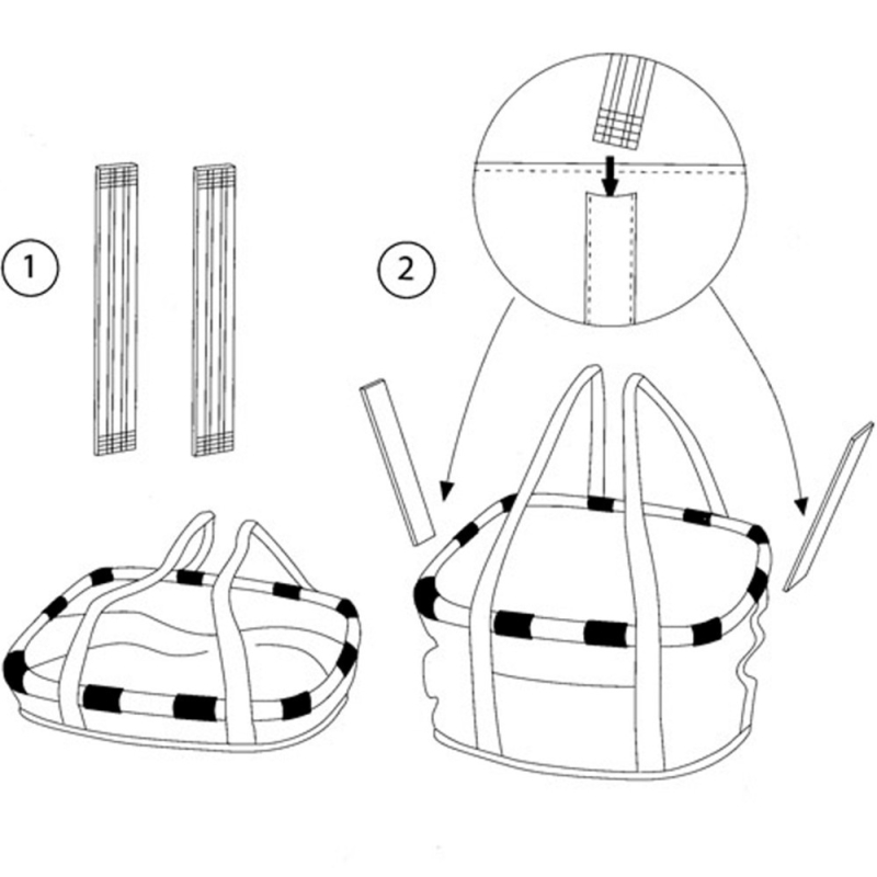 Koszyk na rower KlickFix Bikebasket Red